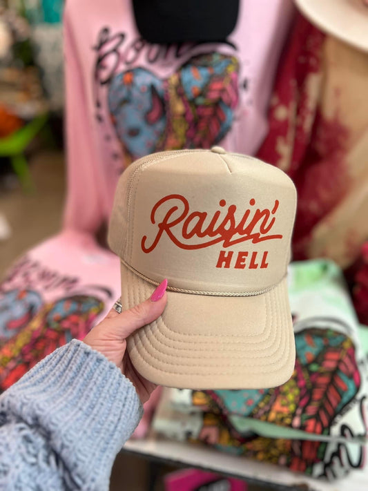 Raisin Hell Trucker Hat