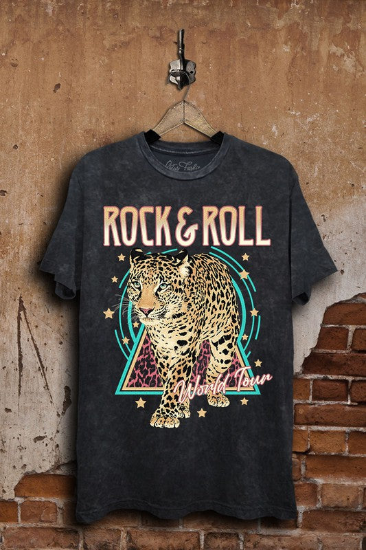 Rock & Roll World Tour Graphic Top