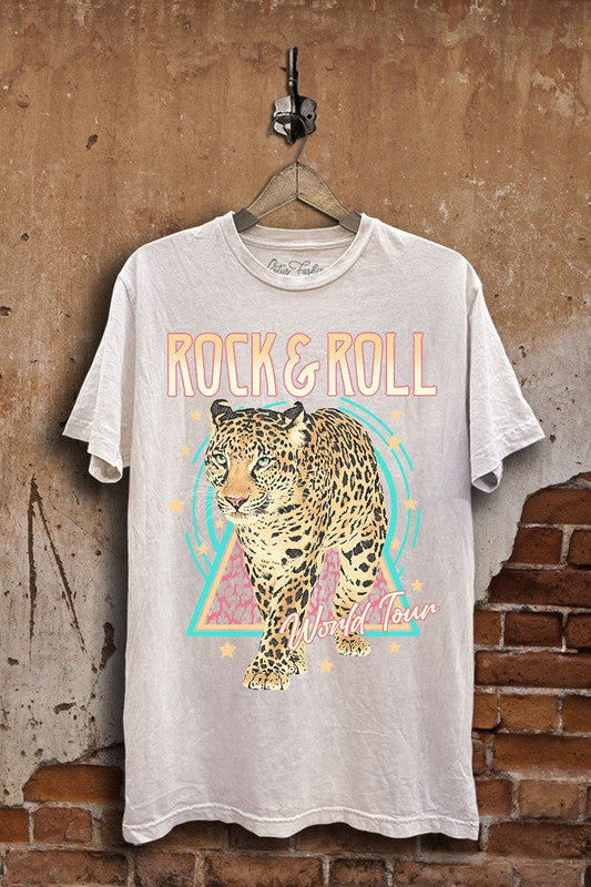 Rock & Roll World Tour Graphic Top