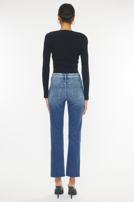 High Rise Slim Straight