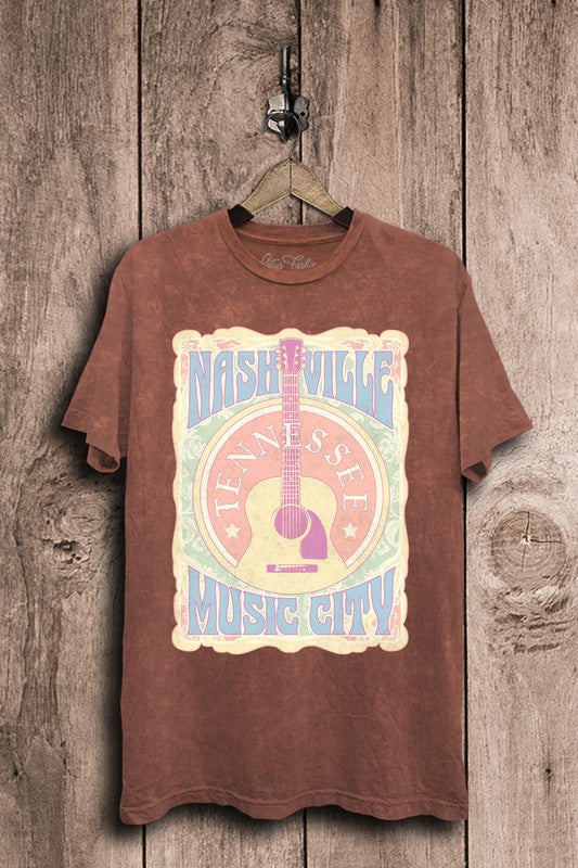 Nashville Music City Graphic Top