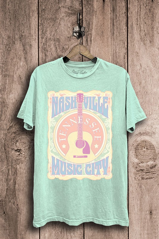 Nashville Music City Graphic Top