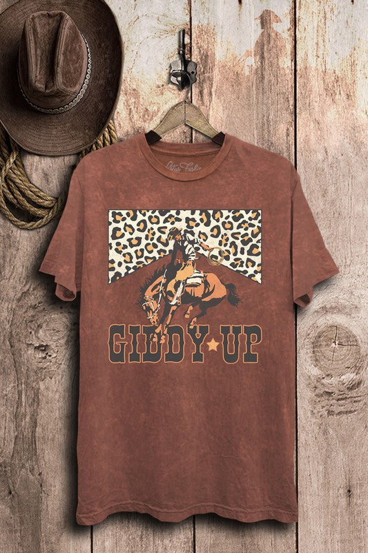 Giddy Up Graphic Top