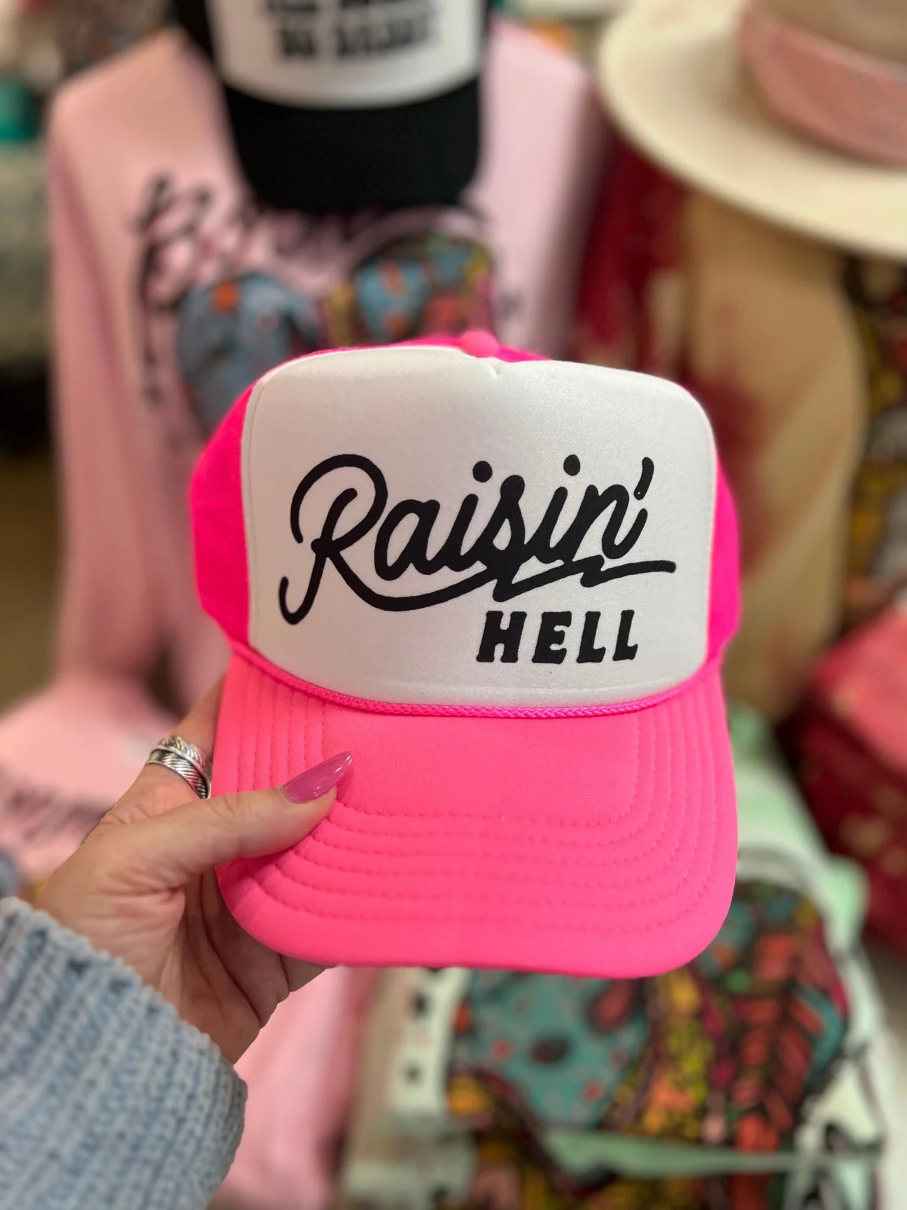 Raisin Hell Trucker Hat