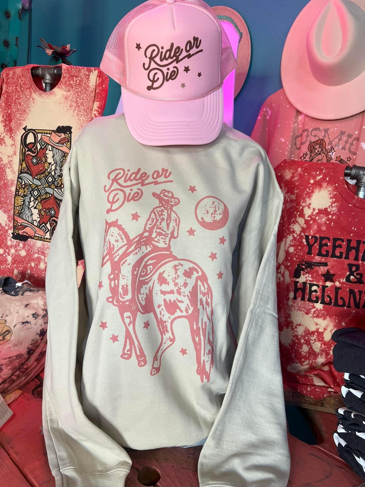 Ride or Die Sweatshirt - Cream