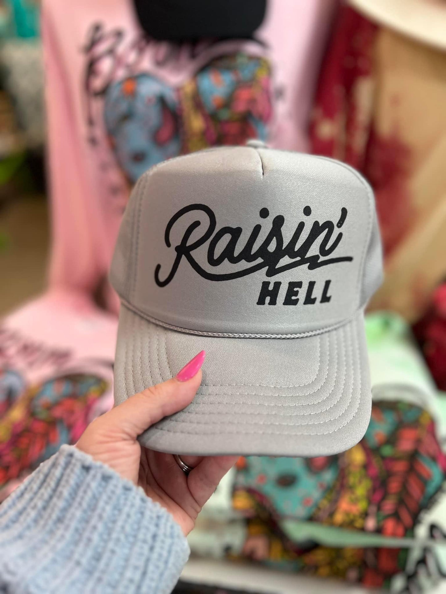 Raisin Hell Trucker Hat