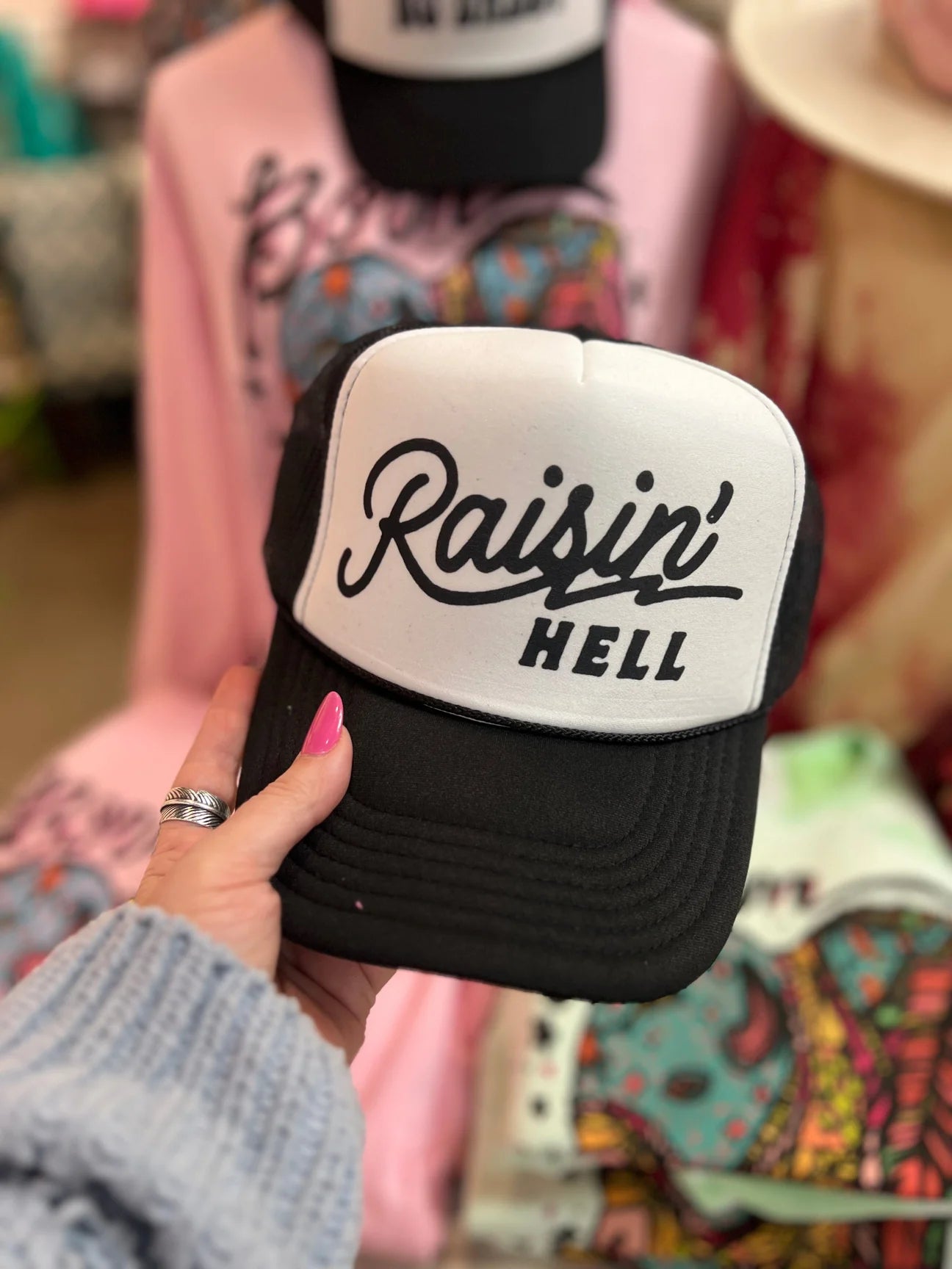 Raisin Hell Trucker Hat