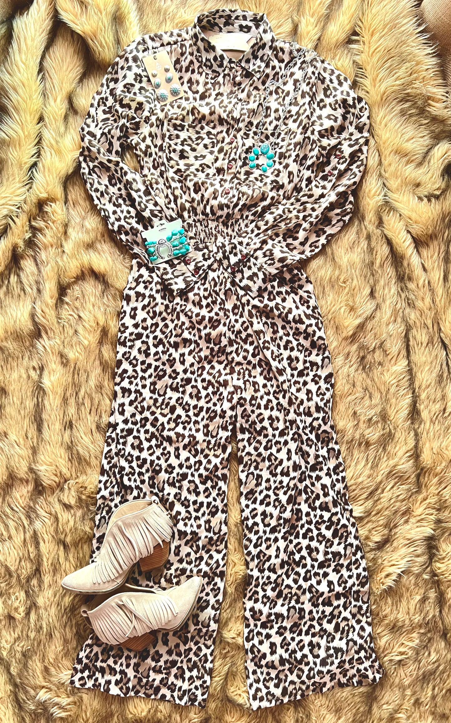 Leopard Jumpsuit - XL