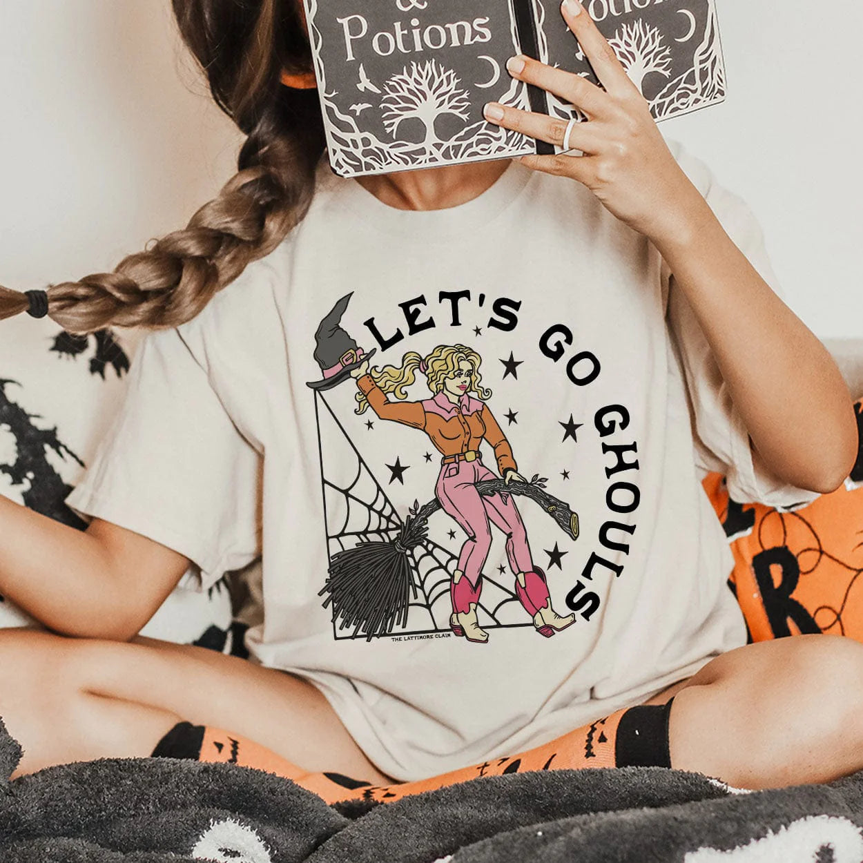 Let’s Go Ghouls Tee - Cream