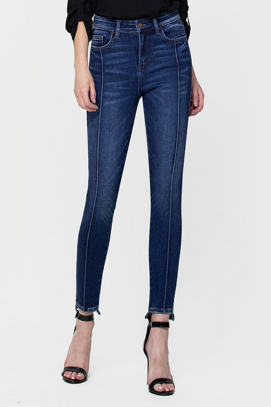 High Rise Ankle Skinny