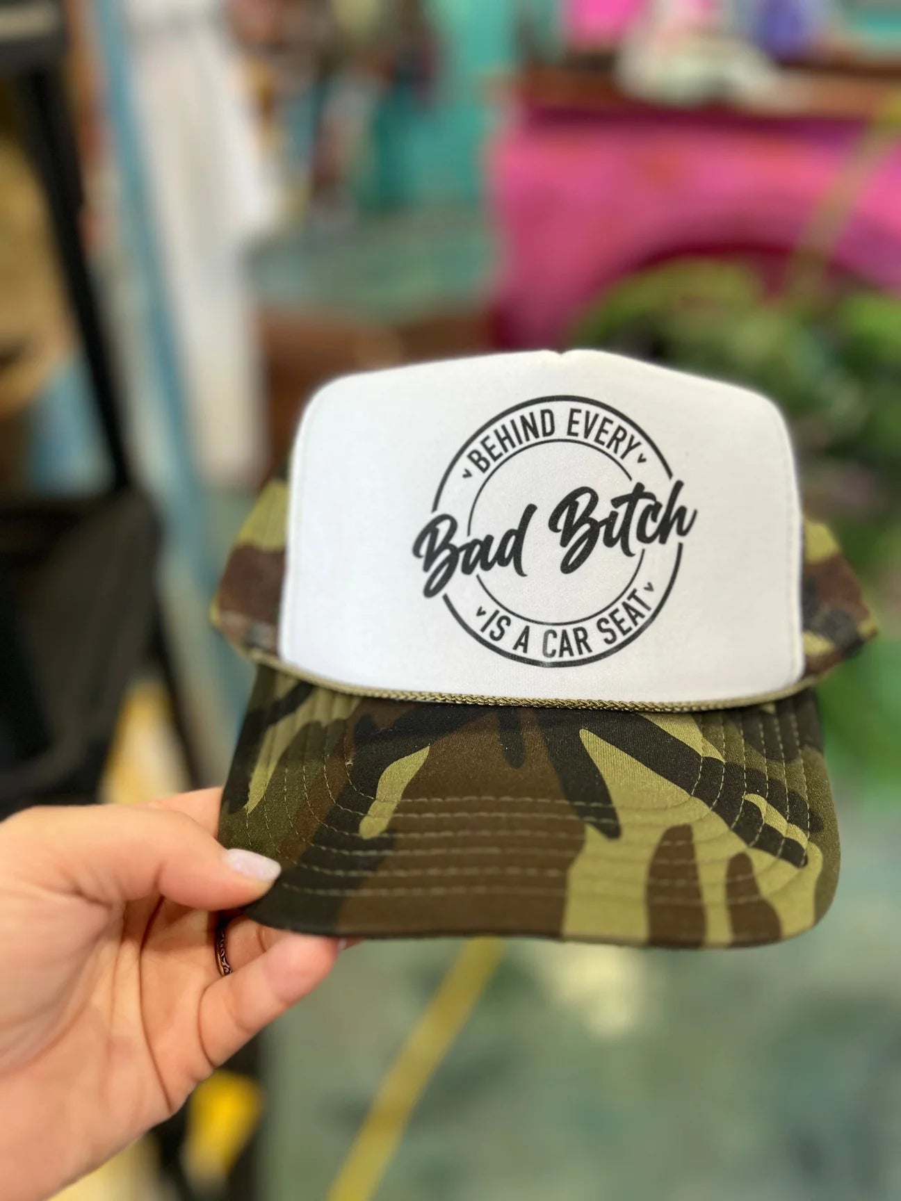 Behind Every Bad B*tch Trucker Hat