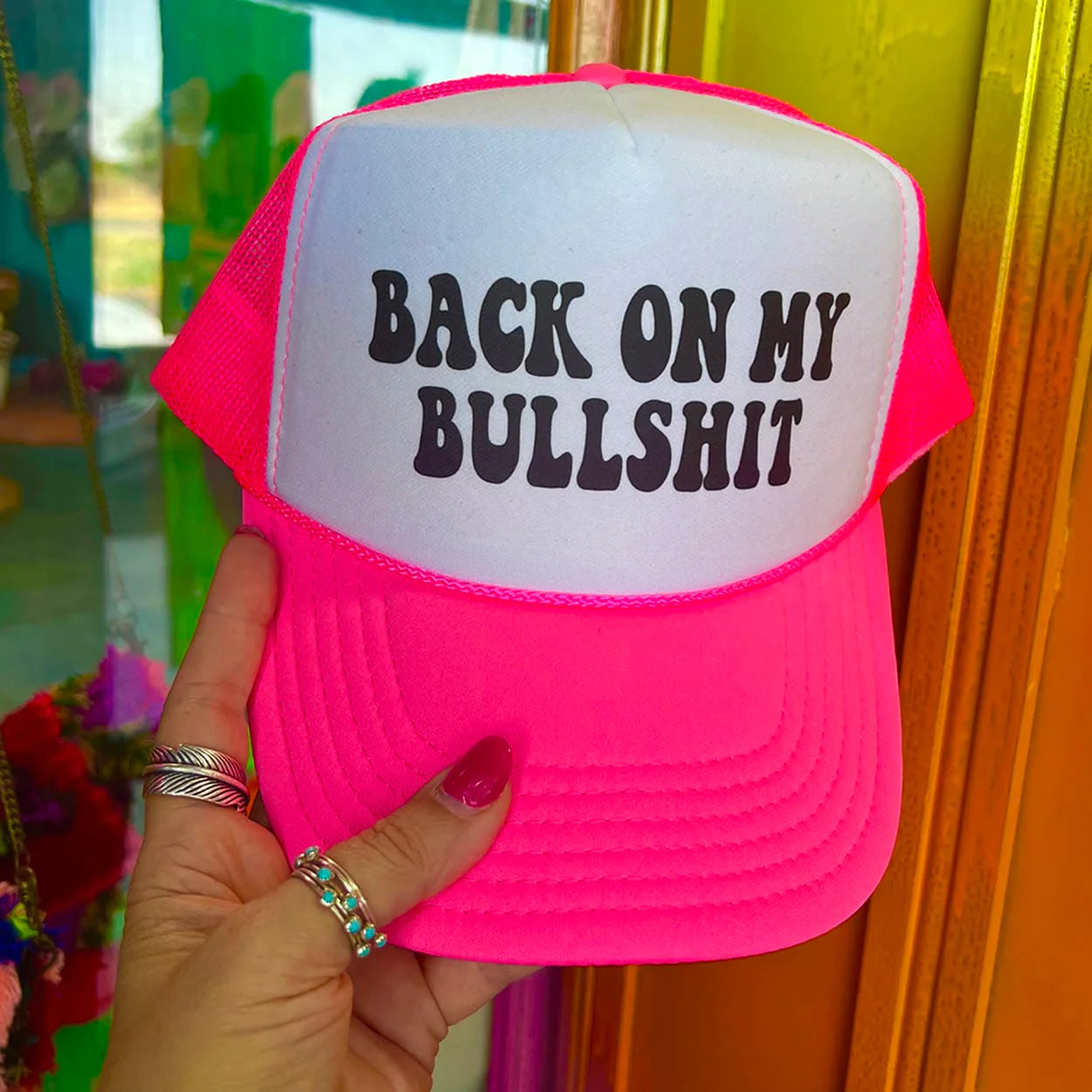 Back On My Bullshit Trucker Hat