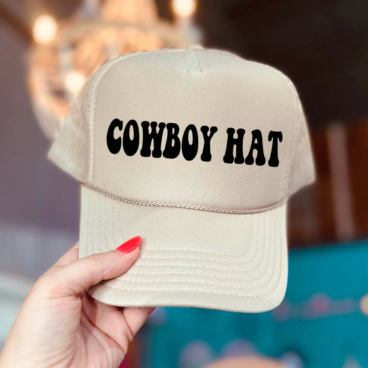 Cowboy Hat Trucker Hat