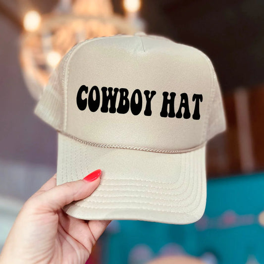 Cowboy Hat Trucker Hat