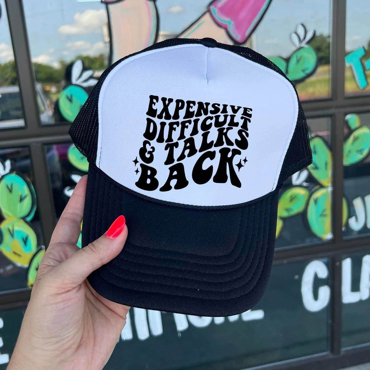 Expense Difficult Trucker Hat