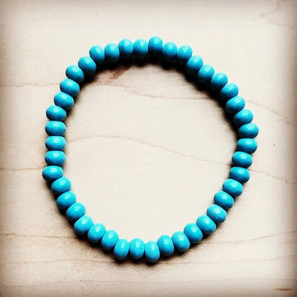 Bracelet Bar Blue Turquoise Stackable Bracelet