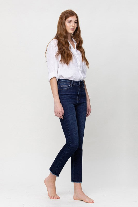 SUPER HIGH RISE STRETCH SLIM STRAIGHT