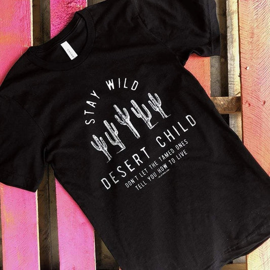 Desert Child Tee - Black