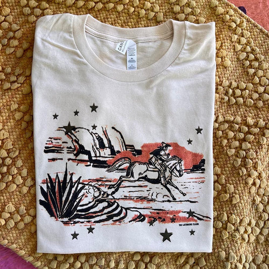 Western Cowboy Desert - Cream