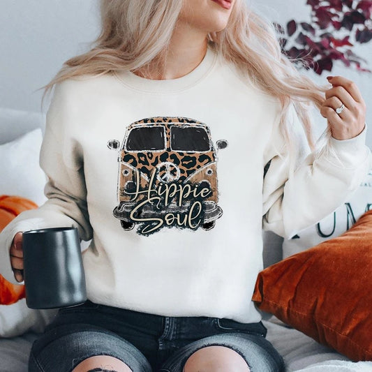 Hippie Soul Sweatshirt - White