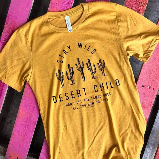 Desert Child Tee - Mustard