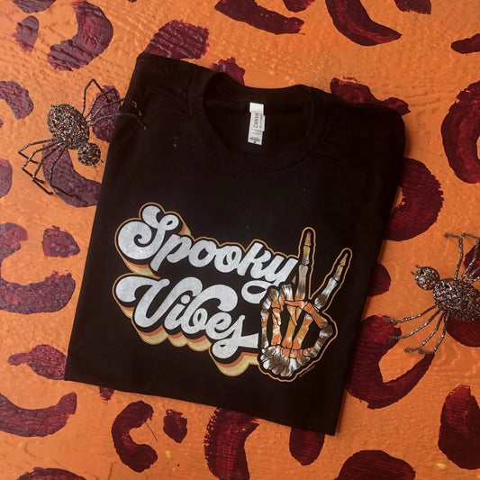 Spooky Vibes Tee - Black