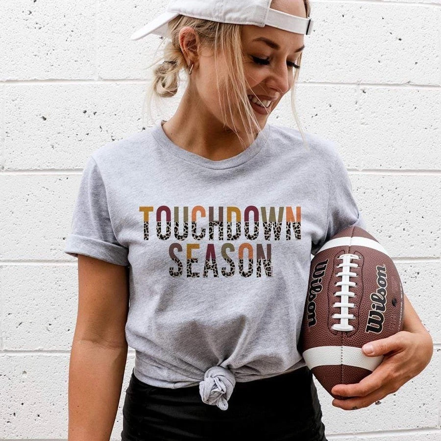 Touchdown Season Tee - Gray