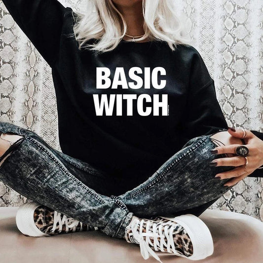 Basic Witch Sweatshirt - Black