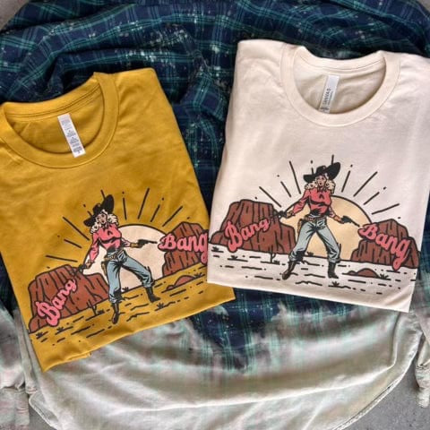 Bang Bang Mustard Tee