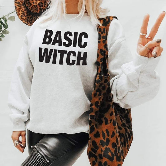 Basic Witch Sweatshirt - White