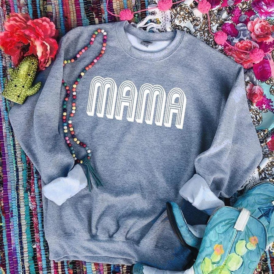 Mama Sweatshirt - Grey