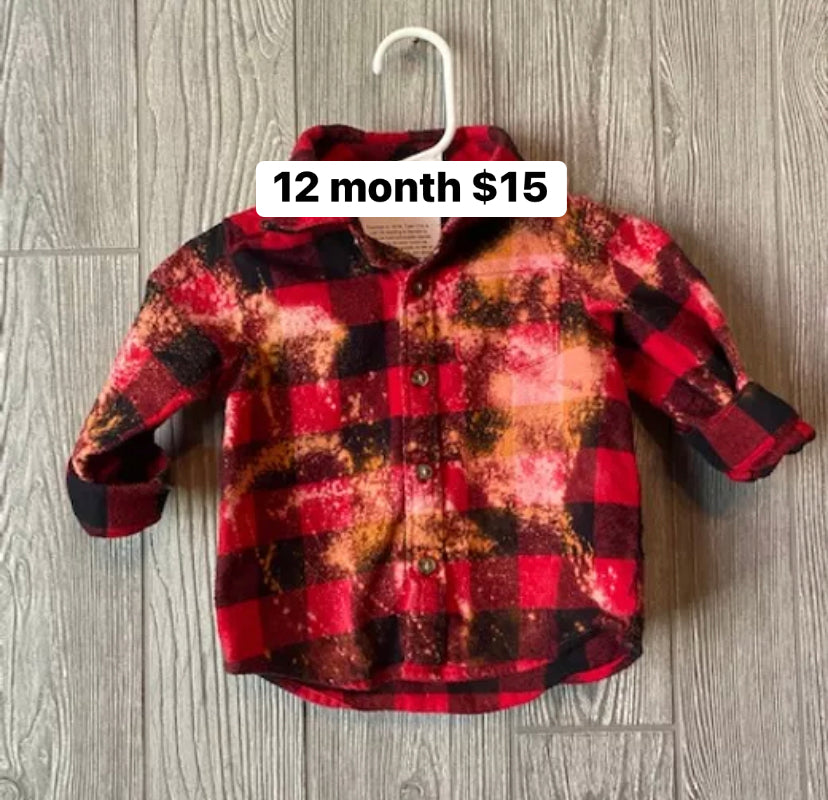 Kids Flannel - 12 Month