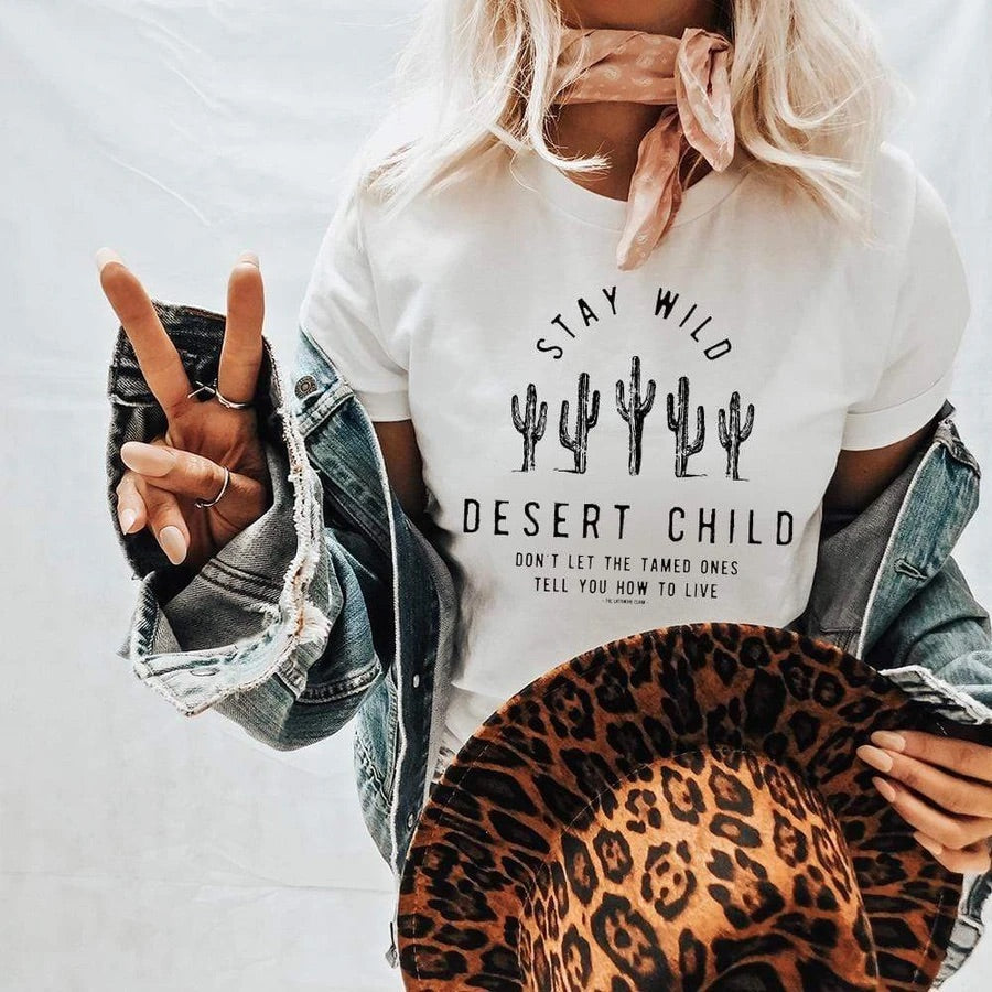 Desert Child Tee - White