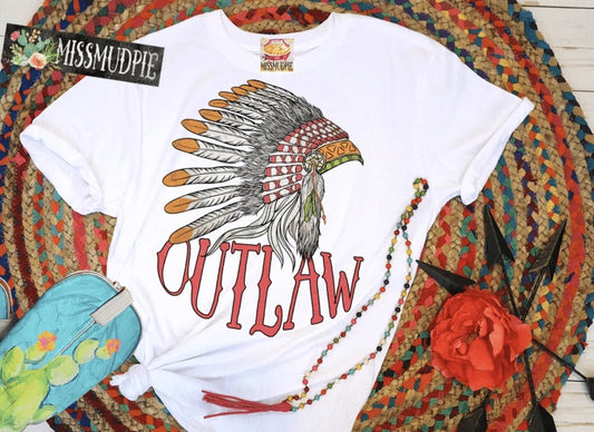 Outlaw Headdress - White