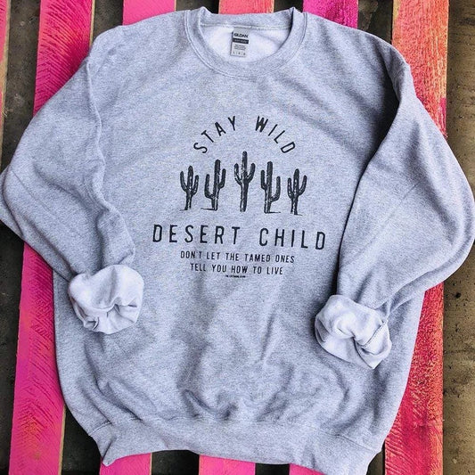 Desert Child Sweatshirt - Grey