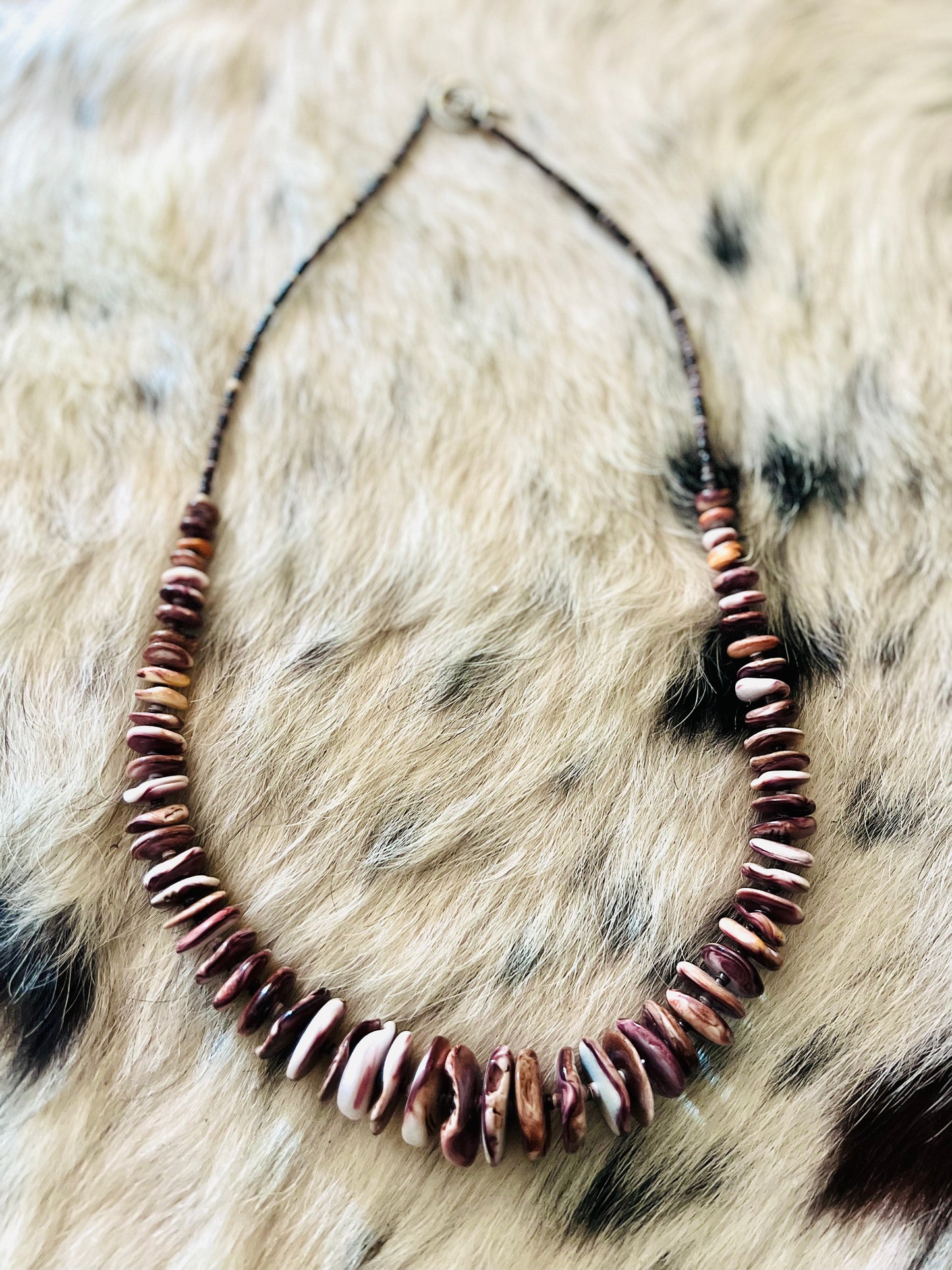 Purple Spiny Necklace