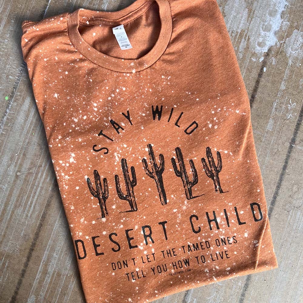 Desert Child Tee - Bleached Harvest Orange